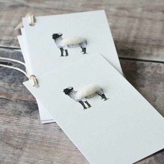 Gift Tags, with string - Norfolk Horn sheep