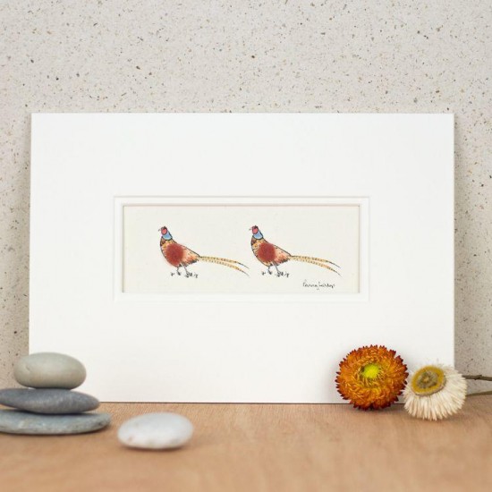 2 Pheasants print