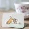 Mini Rabbits kissing card Mini Rabbits kissing card