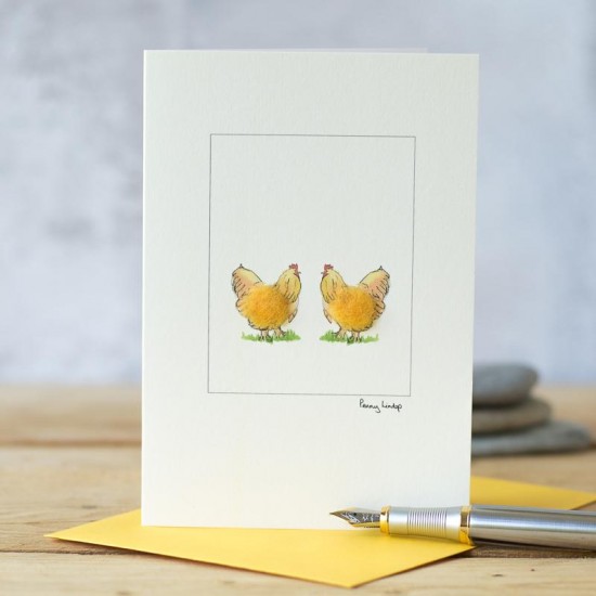 Buff Orpington card