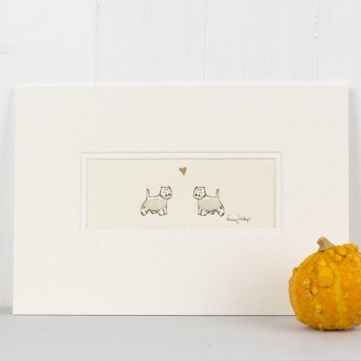 Westies in love print Westies in love print