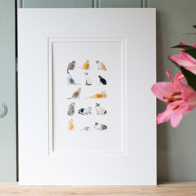 Limited Edition Print Of Cats print Limited Edition Print Of Cats print
