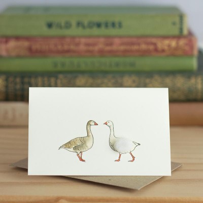 Mini Goose greylag card