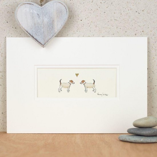 Jack Russells in Love print