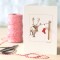Reindeer and Christmas Stocking Christmas card Reindeer and Christmas Stocking Christmas card