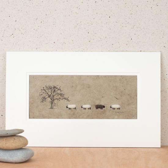Sheep And Derbyshire tree print