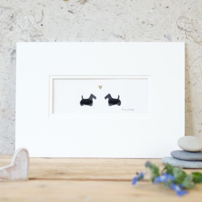 Scottie Dogs in love print Scottie Dogs in love print