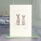Rabbits Brown 2 card Rabbits Brown 2 card