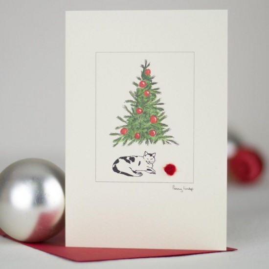 Cat Christmas Card