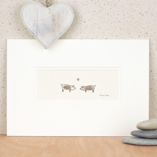 Pigs in Love print