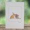 Rabbits Kissing card