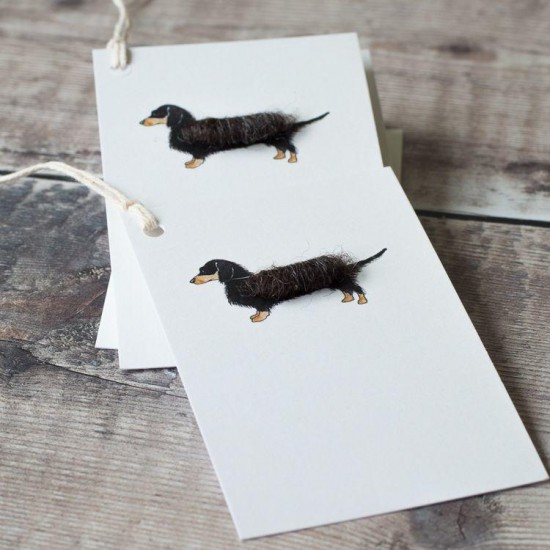 Gift Tags, with string - Dachshund
