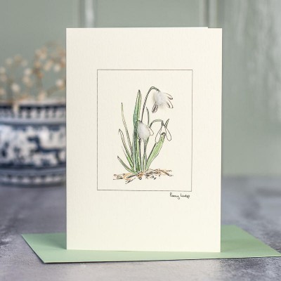 Snowdrop card Snowdrop card
