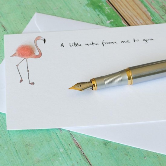 Notecards Flamingo 