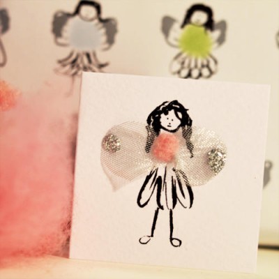 Gift Tags, square - fairies