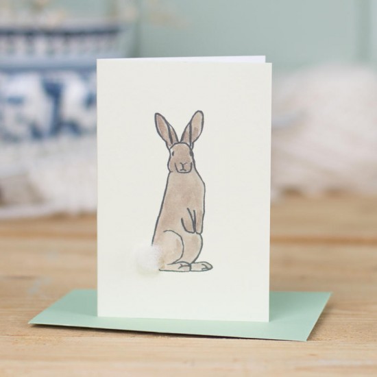 Mini Rabbit brown card