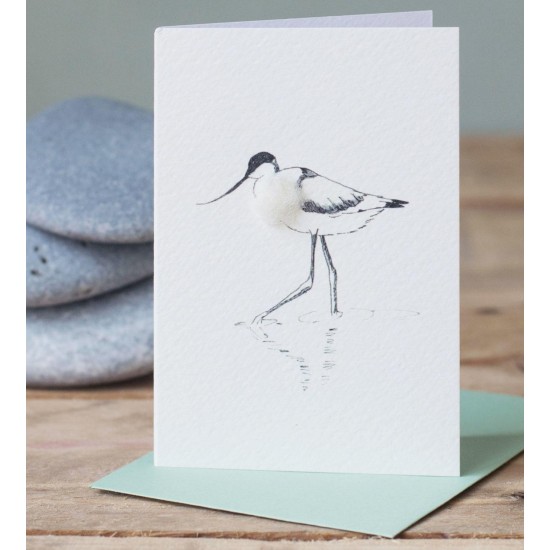 Mini Bird Avocet card