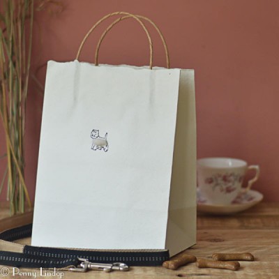 Gift Bag - Westie - large