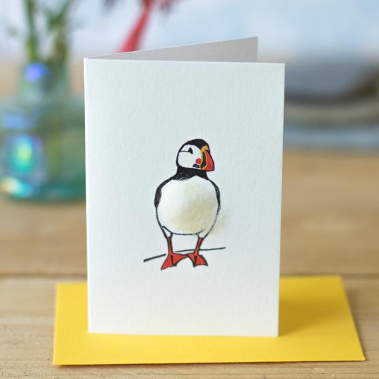 Mini Puffin card