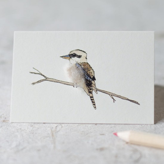Mini Bird Kookaburra card