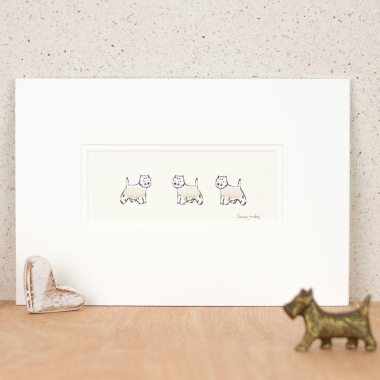 3 Westies print