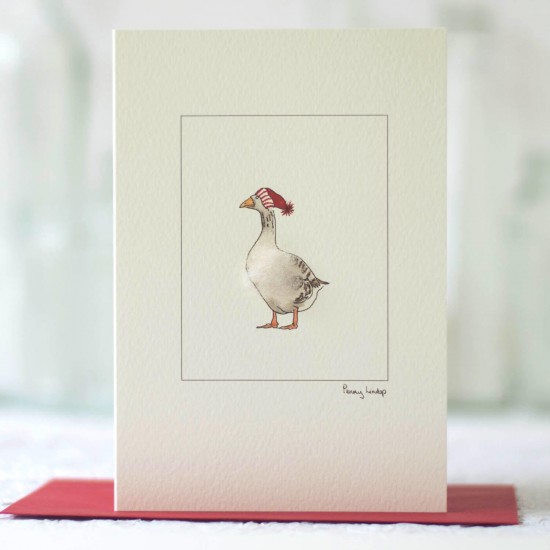 Christmas Goose Christmas card