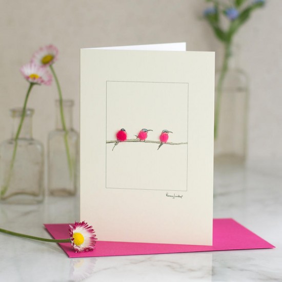 Carmine bee eater card