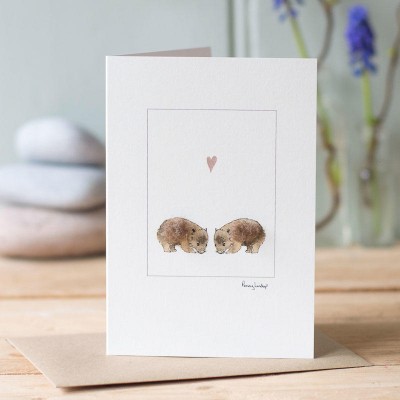 Wombats in Love card Wombats in Love card