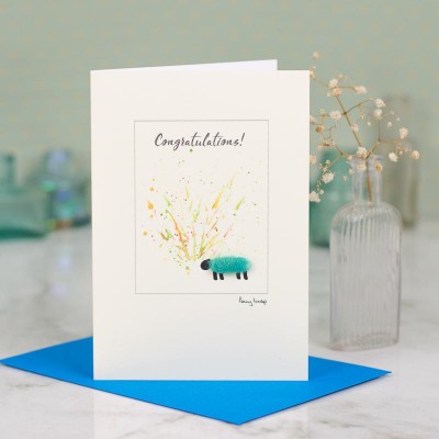 Sheep Congratulations card Sheep Congratulations card