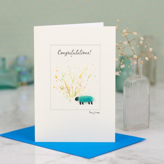 Sheep Congratulations card