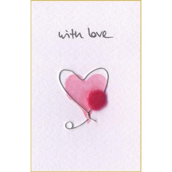 Mini Heart with love card