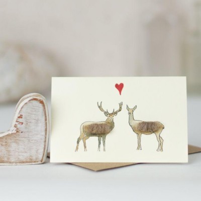 Mini Deer in love card Mini Deer in love card