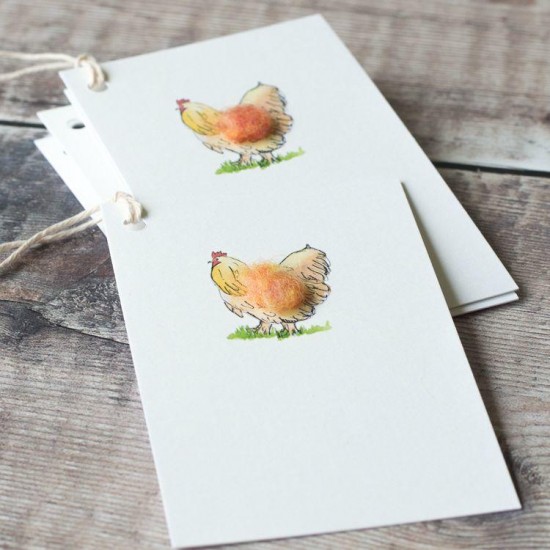 Gift Tags, with string - Chicken