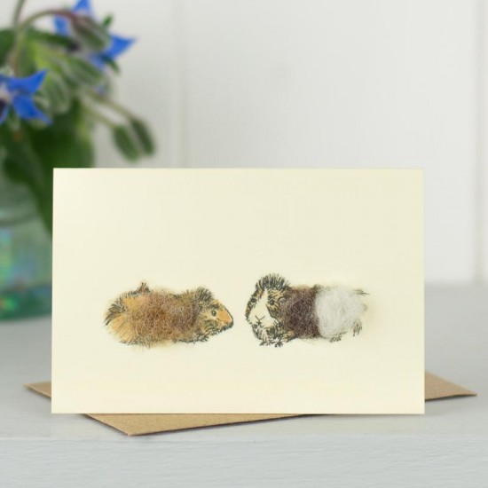 Mini Guinea Pig brown card