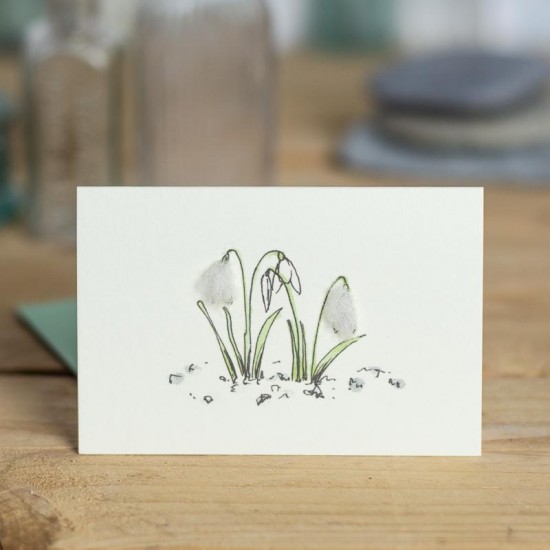 Mini Snowdrops card