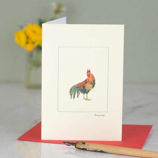 Rooster Greeting Card