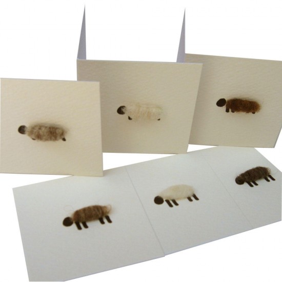 Gift Tags, square - natural sheep