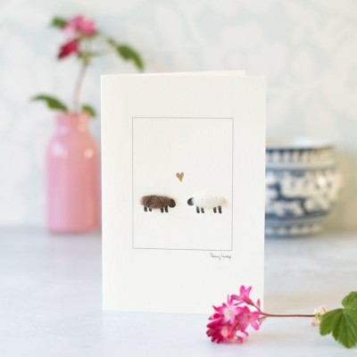 Sheep in love card Sheep in love card