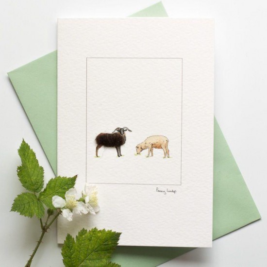 Sheep Soay card