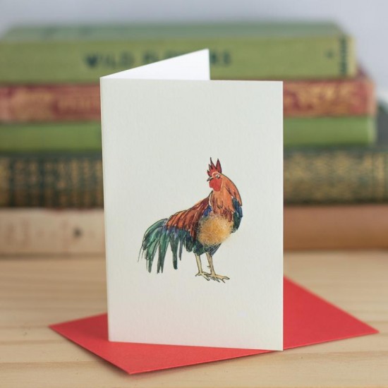 Mini Rooster card