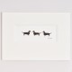 3 Dachshunds print 3 Dachshunds print