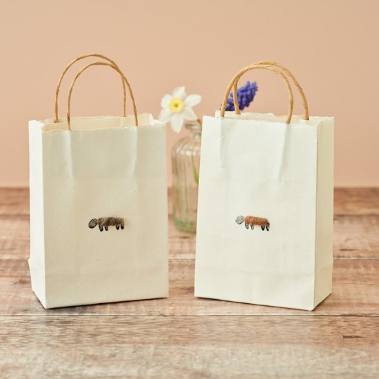 Gift Bag - Natural Sheep - small