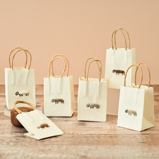 Gift Bag - Natural Sheep - tiny