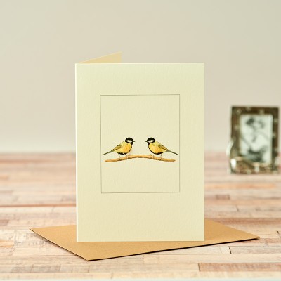 Great Tits card