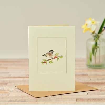 Coal tit card
