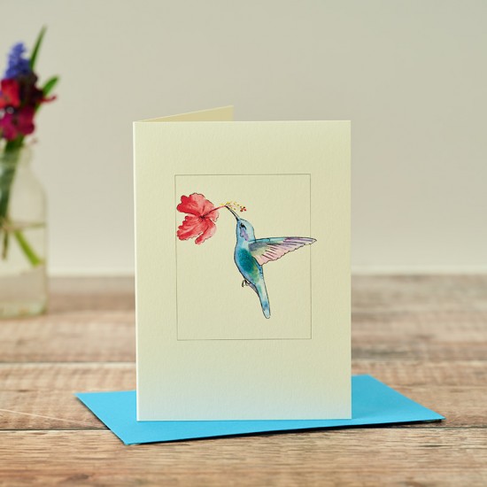 Hummingbird Greetings Card