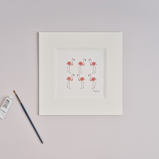 6 Flamingos print 6 Flamingos print