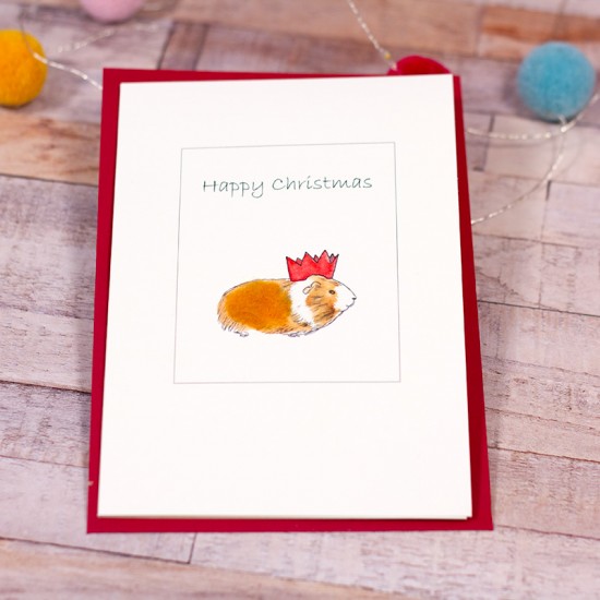 Guinea Pig Christmas card