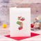 Mice and presents Christmas card