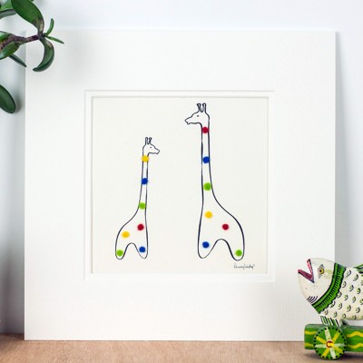 Giraffes-nursery spotted print Giraffes-nursery spotted print